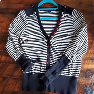 Black and White striped sweater